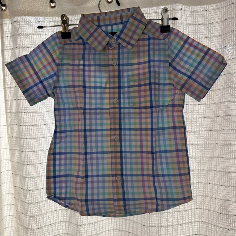 The Children's Place Multicolor Plaid Button-Down Shirt
